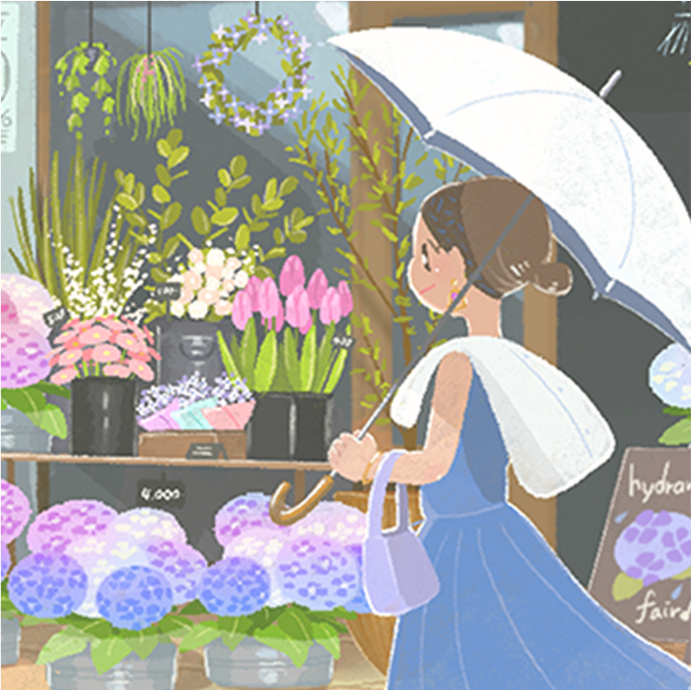 傘の日イラスト